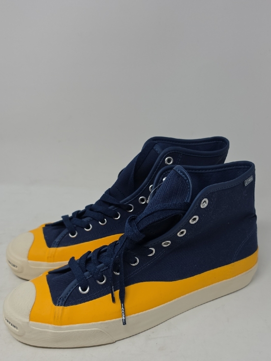 Converse Other - Converse High Top Sneakers Navy Blue and Yellow Men 9.5 Women 11